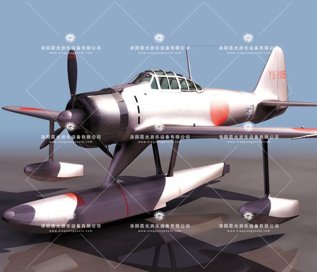 海棠3D模型飞机_
